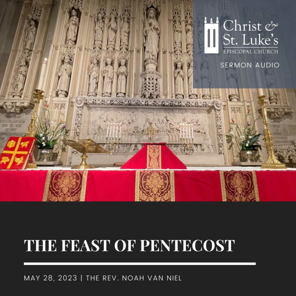 The feast of pentecost, 2023