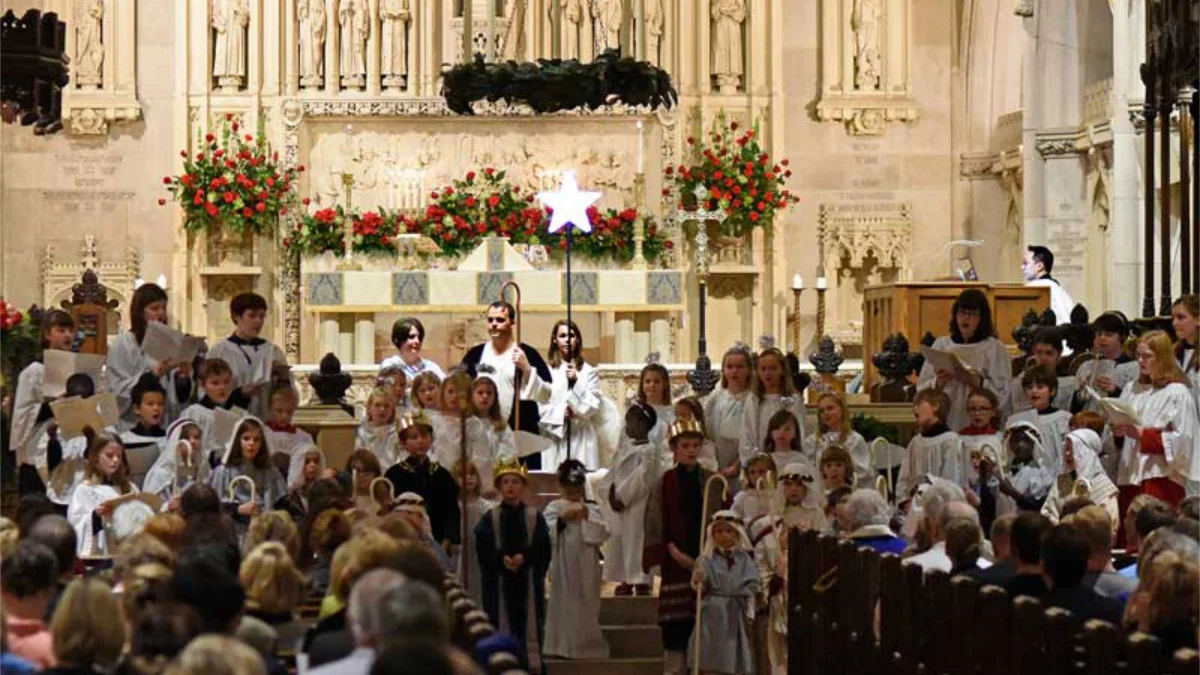 Christmas pageant featured