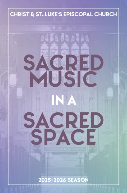 Concert series brochure cover