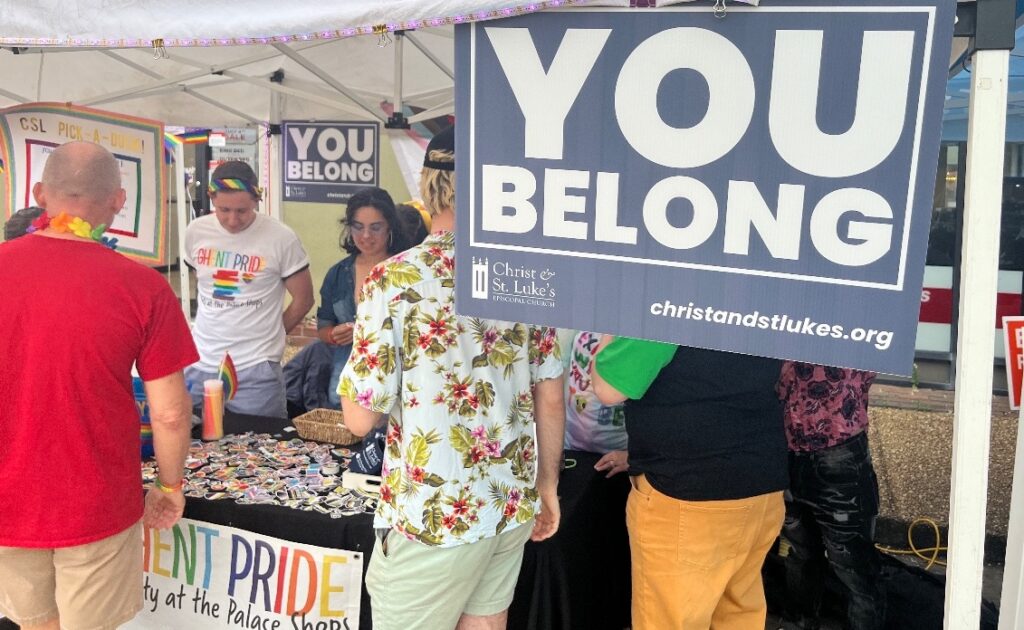 Ghent pride csl you belong sign
