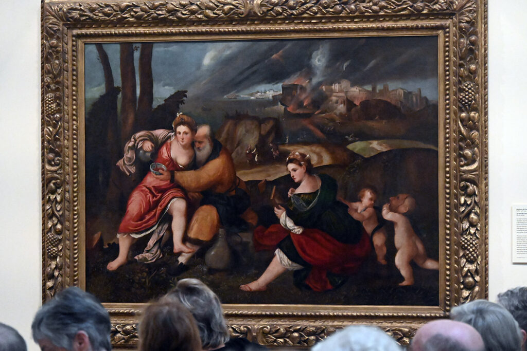 Lot and his daughters by bonifazio depitati