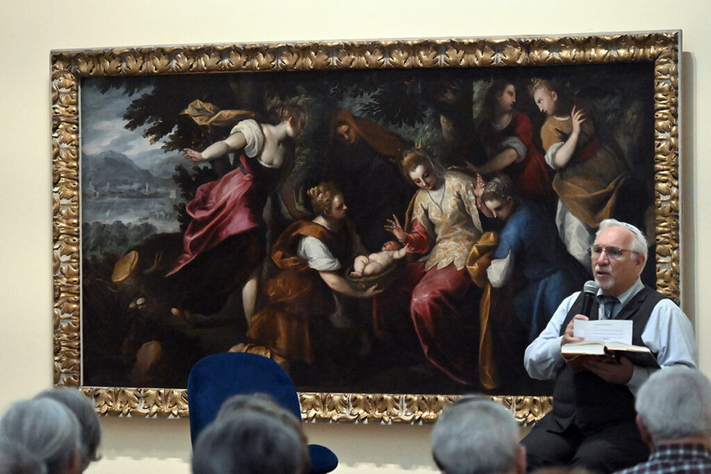 The finding of moses by jacopo palma